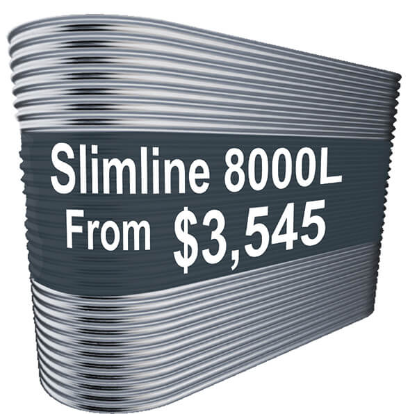 8000L Slimline Water Tank