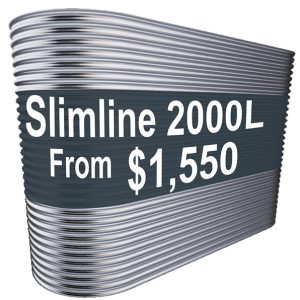 Slimline 2000L Water Tanks | Select Water Tanks